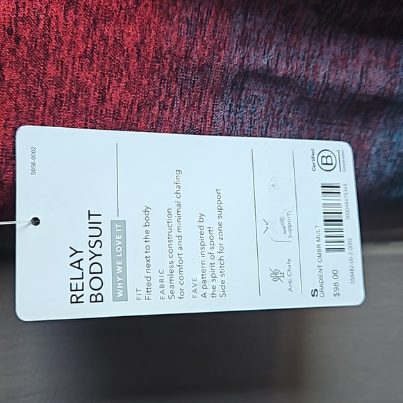 NWT Athleta Relay Bodysuit - Picture 8 of 8